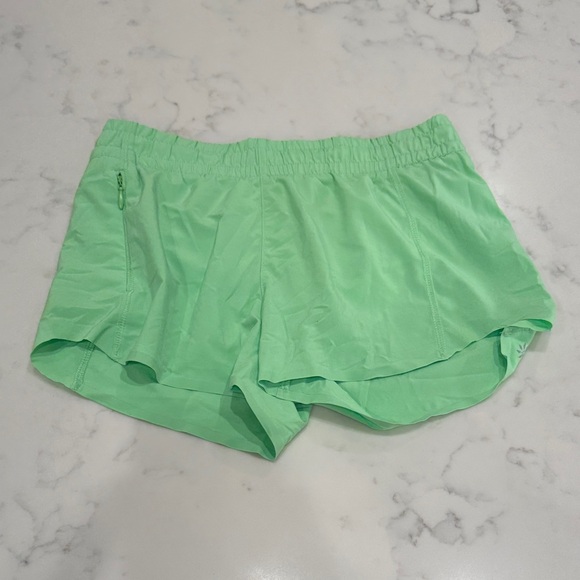 Athleta Girl size L (12) Mint Green and Sky Blue Athletic Shorts - Picture 3 of 9